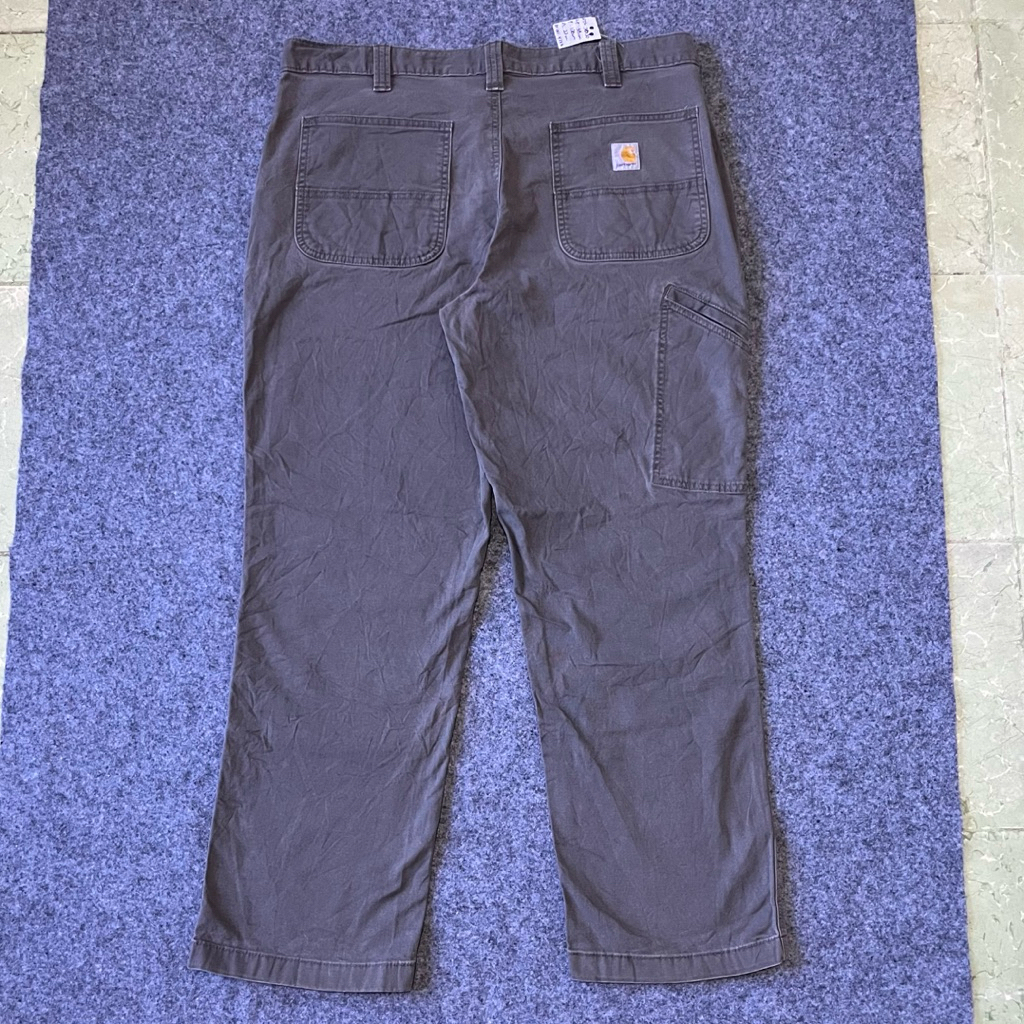Carhartt Grey Workwear Relaxed Fit Flex Work Pants Original