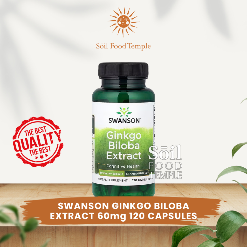 Swanson Ginkgo Biloba Extract (120 Caps) Original USA