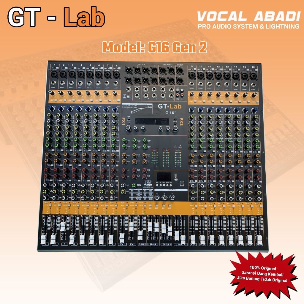 MIXER AUDIO GT-LAB G16 GEN 2