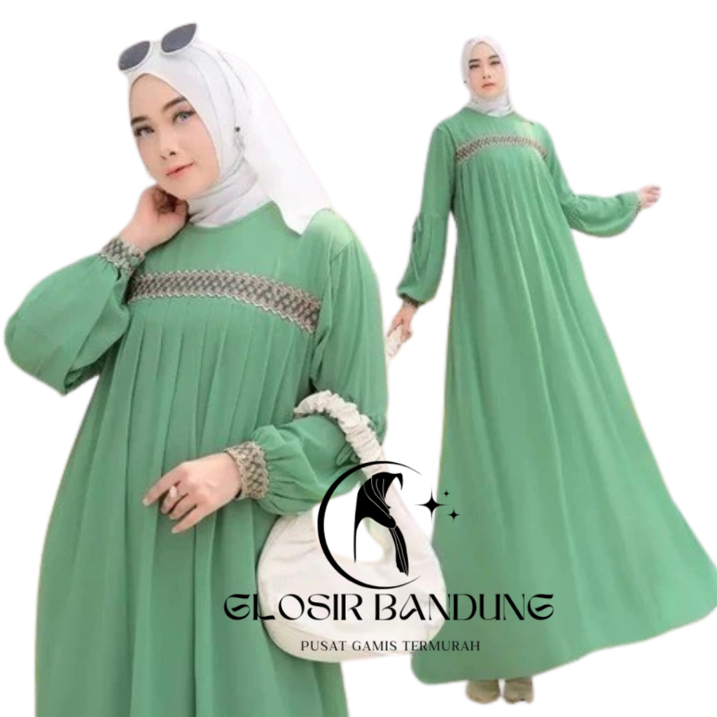 Gamis Madinah Renda Gamis kondangan kekinian Gamis Terbaru Lagi Virall