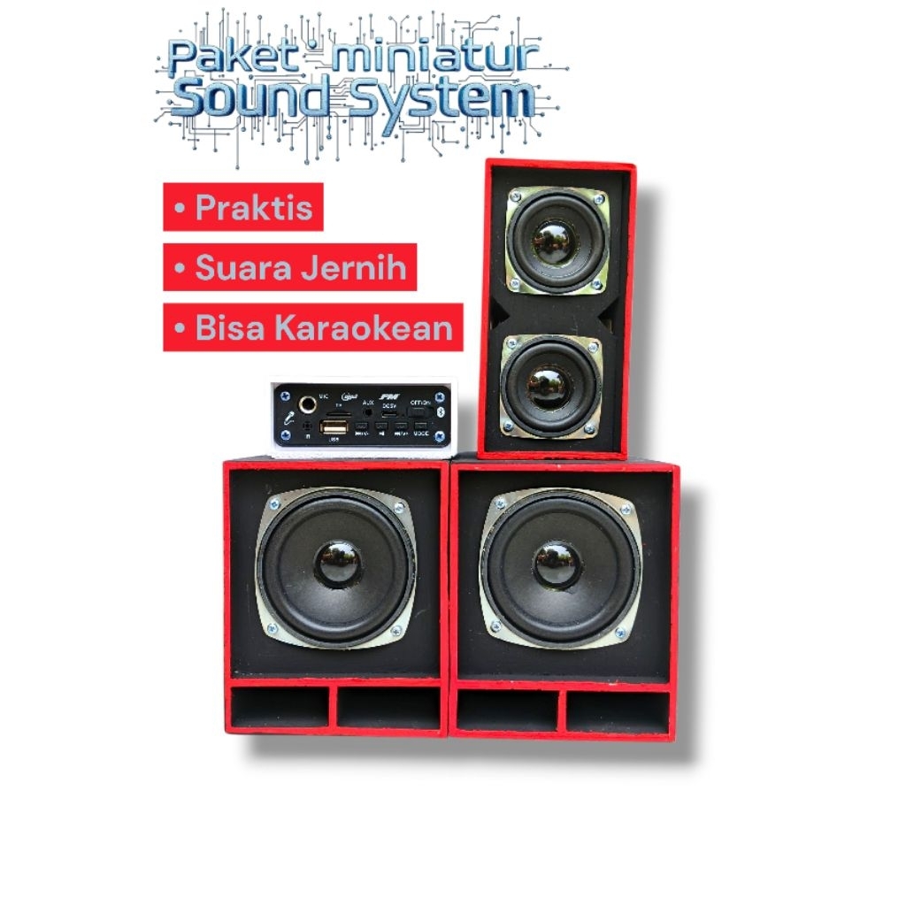 Miniatur Sound Paket Lengkap Bisa Karaoke