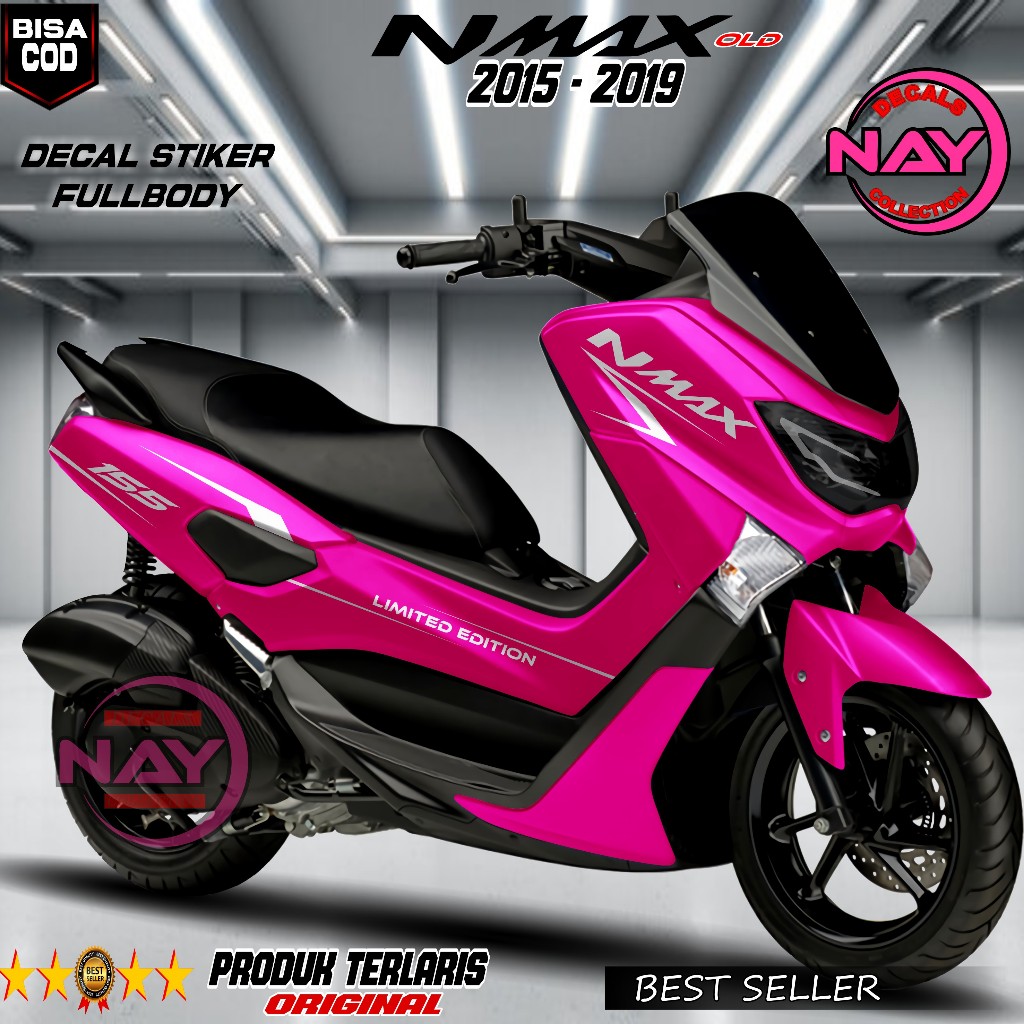 Decal FULLBODY NMAX OLD 2015-2019 Variasi Polos/Skotlet Motor NMAX OLD Fullbody Tahan Lama NDC484