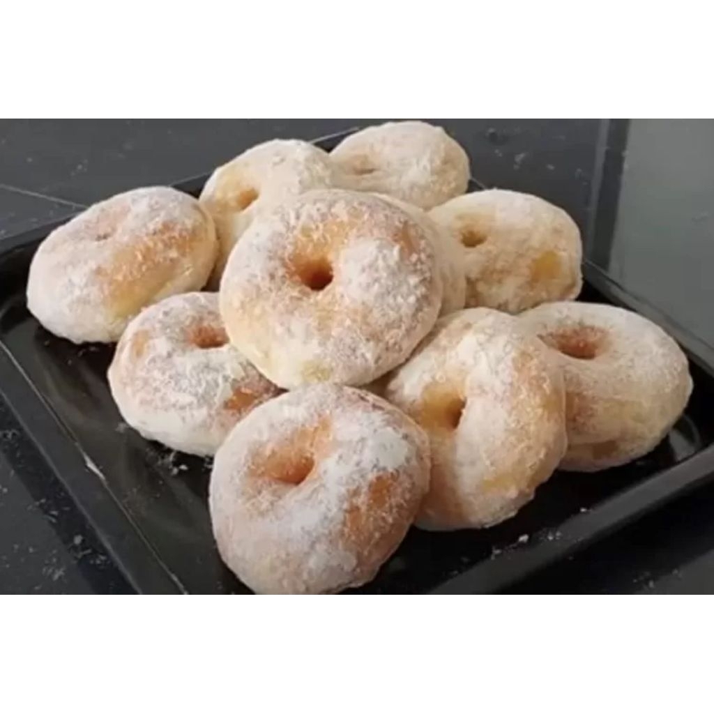 Donat toping gula halus