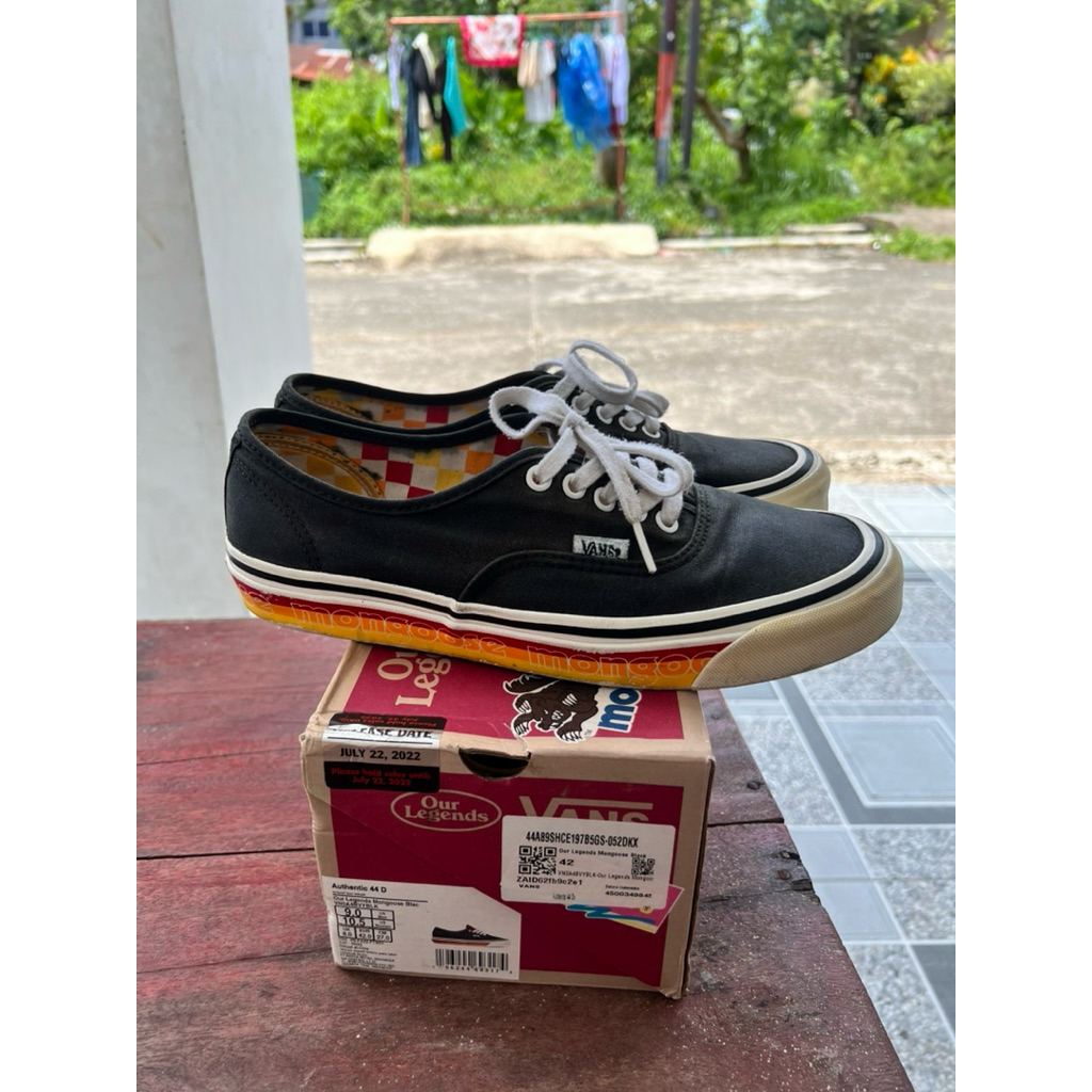 Vans Authentic 44dx anehim X Mongoose Our Legends pt navya 42