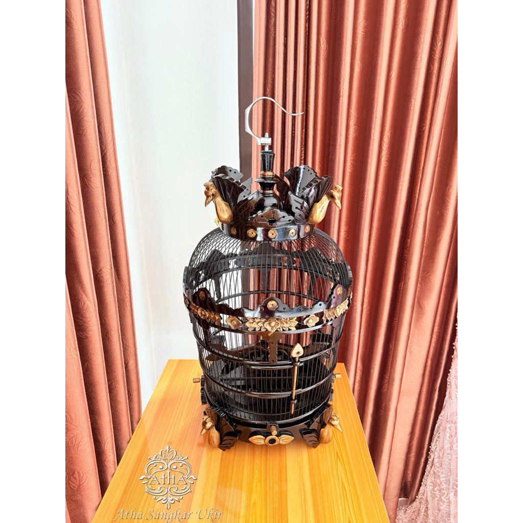 sangkar perkutut/kandang jemur model burung merak