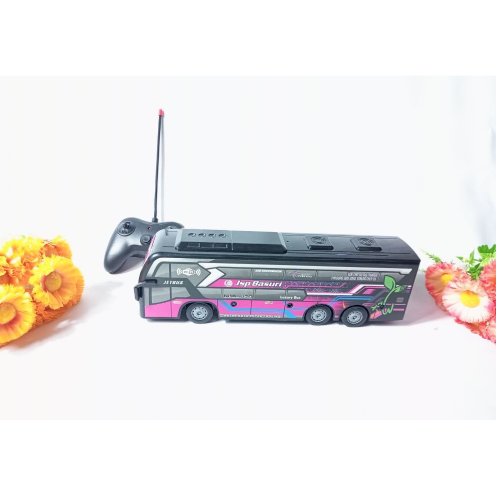 Mainan Bus telolet Basuri remot control