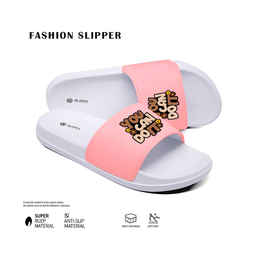 Sendal / Sandal Pria Slip On / Slipper / Slop Pria / Laki laki / Remaja / Anak anak / Karet Jelly Te