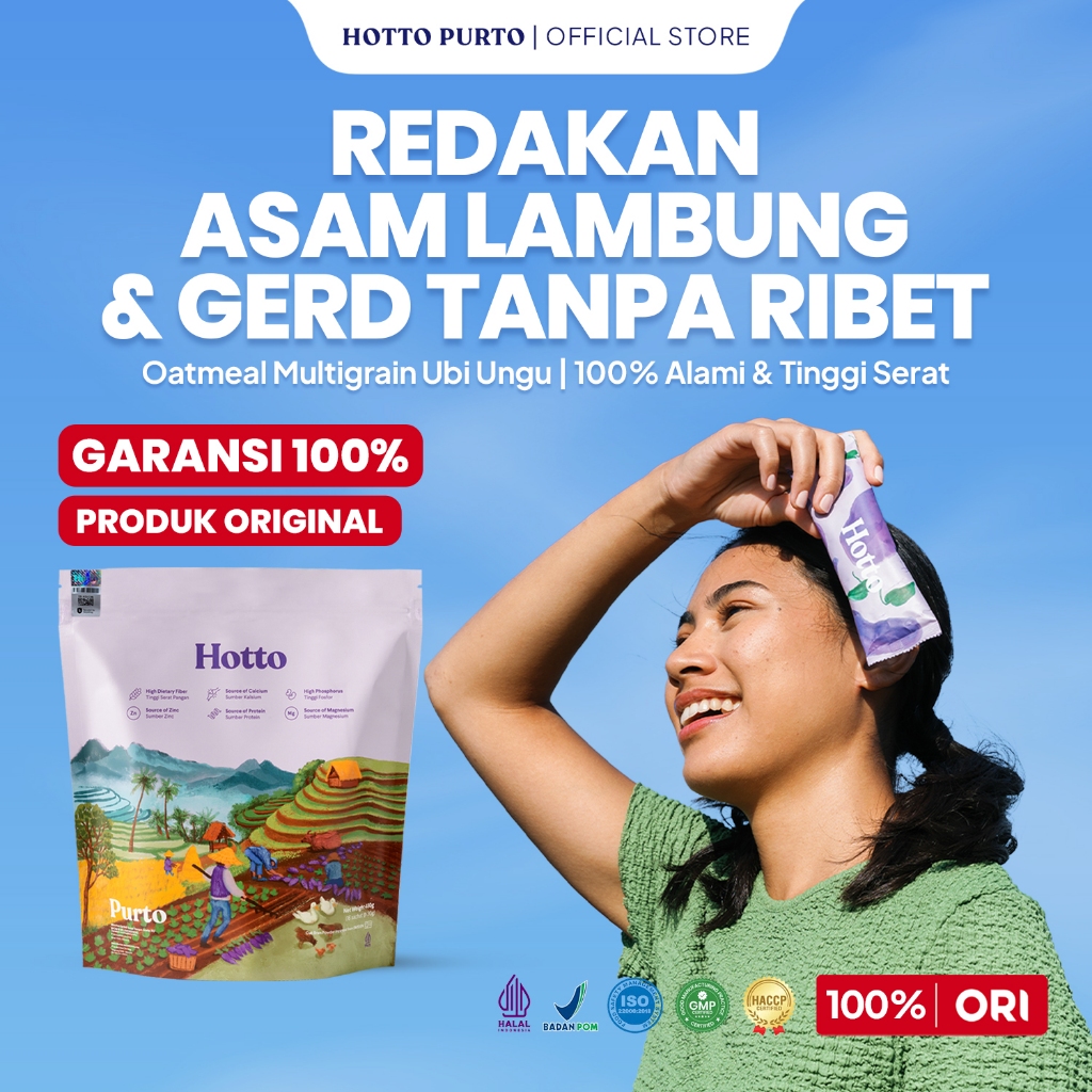 Hotto | Oatmeal Sereal Diet | Makanan Diet | Oat Diet Ampuh Cepat | Sarapan Sehat Rendah Kalori