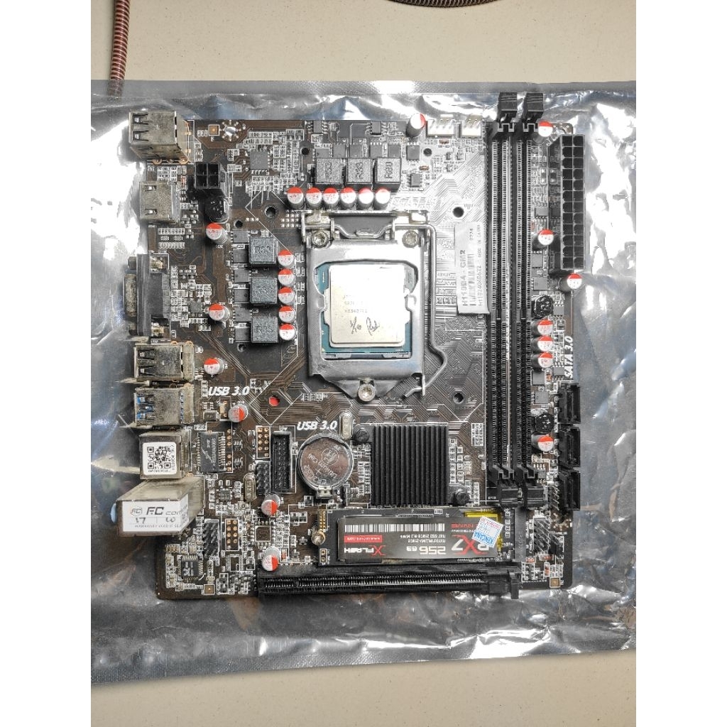 Mobo h110 i5 6600 nvme 256gb