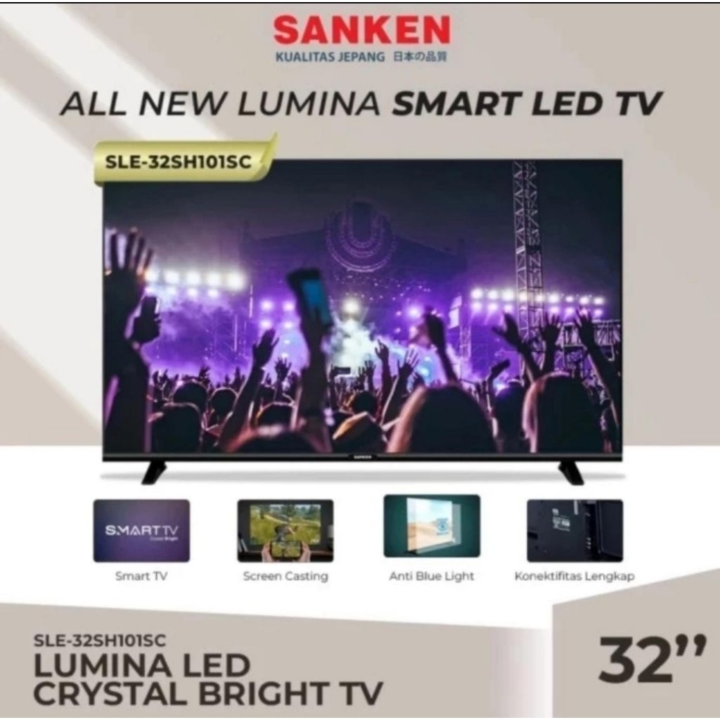 Sanken Led Smart TV 32" inch SLE-32SH101SC