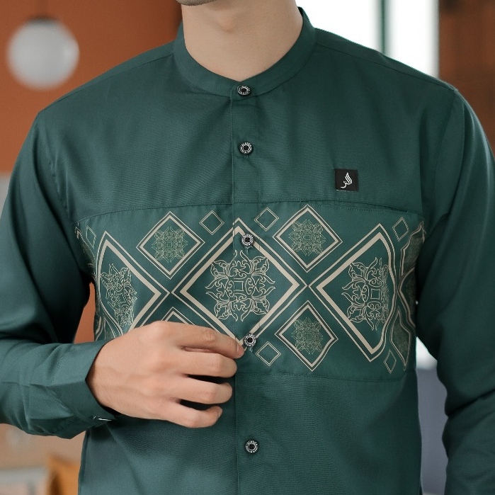 Alanza - Kemko Fawwaz Lengan Panjang - Hijau Emerald