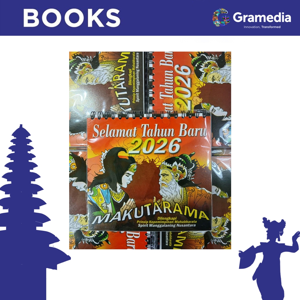 Gramedia Bali - KALENDER MEJA BALI 2026 BANGBANG GDE RAWI / KALENDER MEJA BALI 2026