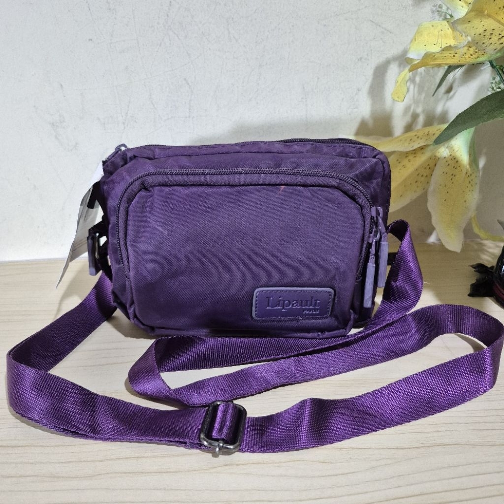 Tas Sling bag Nylon wanita Lipault