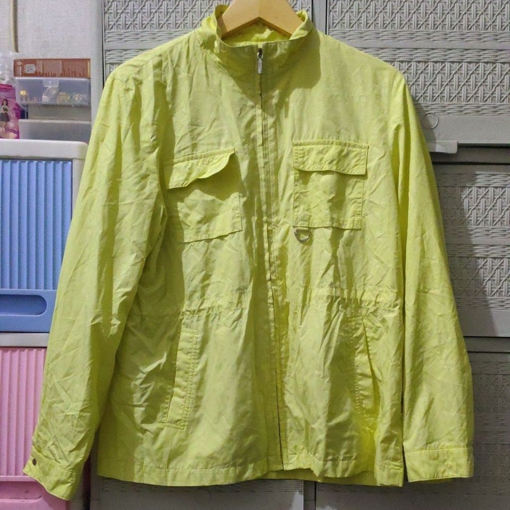 jaket gunung ijo brand wolsey dalem puring badan lengan cakep ld 102/60 waterproof