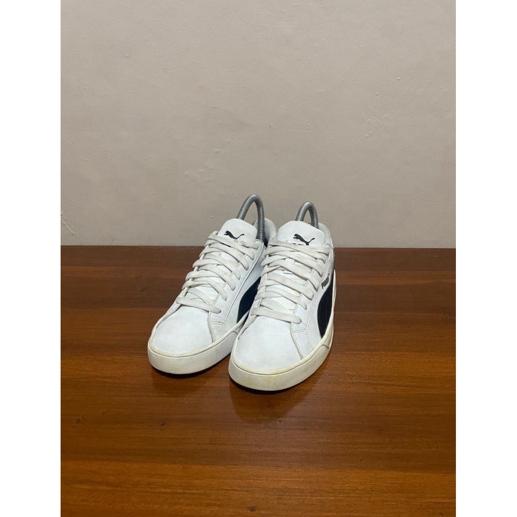 Puma Smash Vulc White Black