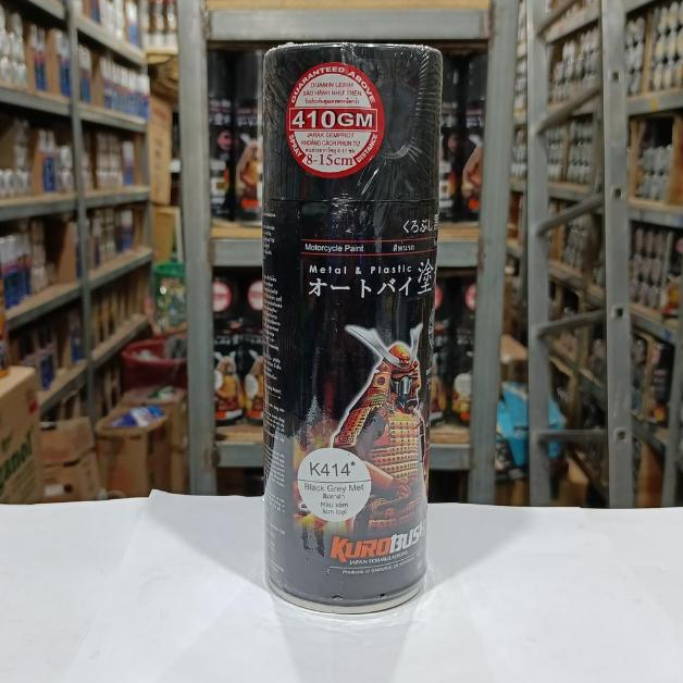 Samurai Paint Black Grey Met Kawasaki K414 Cat Aerosol Kualitas Kompresor