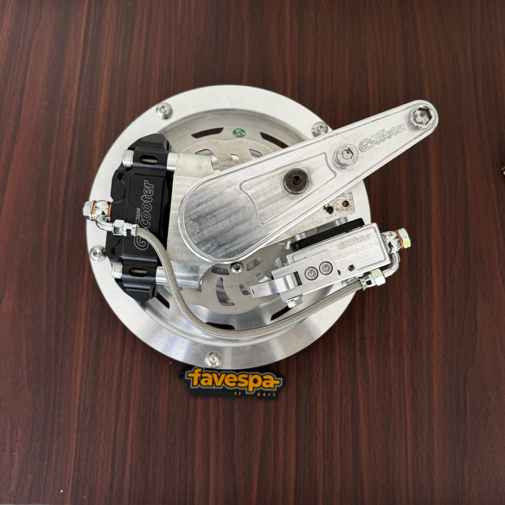 Cakram Vespa GScooter Master Luna untuk Fork kaki 3 Super Sprint PS