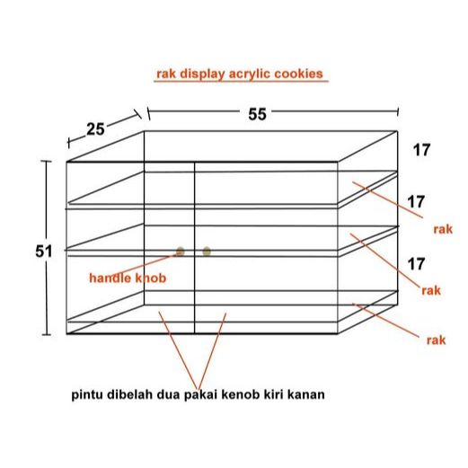 Custom Rak Display Cookies | Rak Roti Bakery