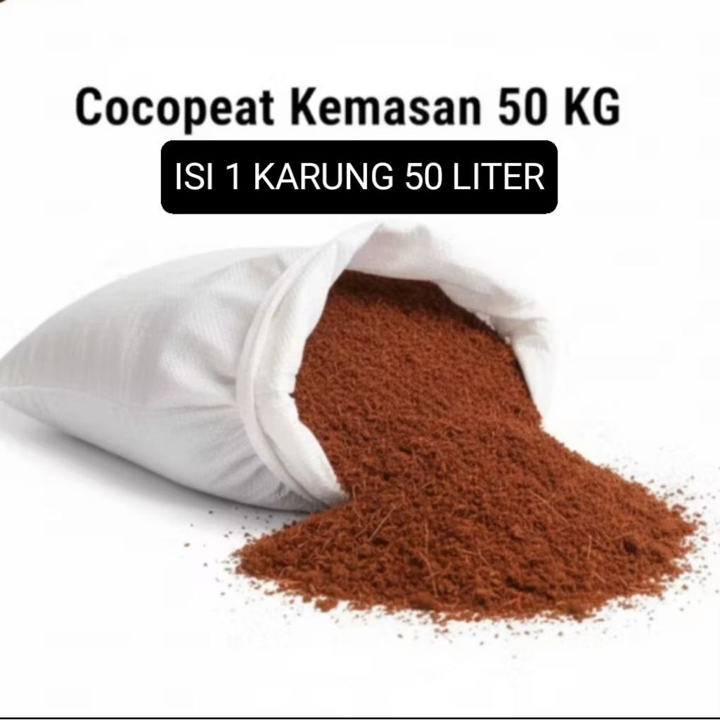 Cocopeat 1 karung isi 50 Liter
