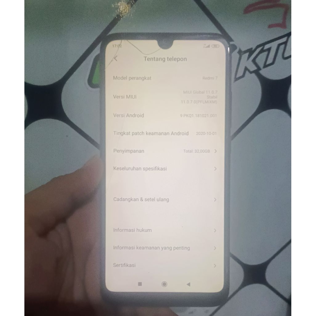 Redmi 7 3/32gb minus lcd