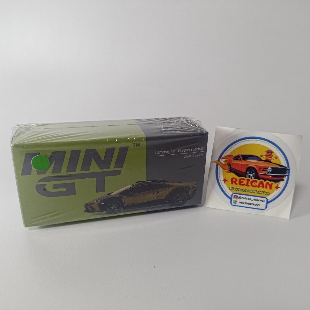 MINI GT - LAMBORGHINI HURACAN STERRADO - VERDE GEA MATT | MINI SCALE