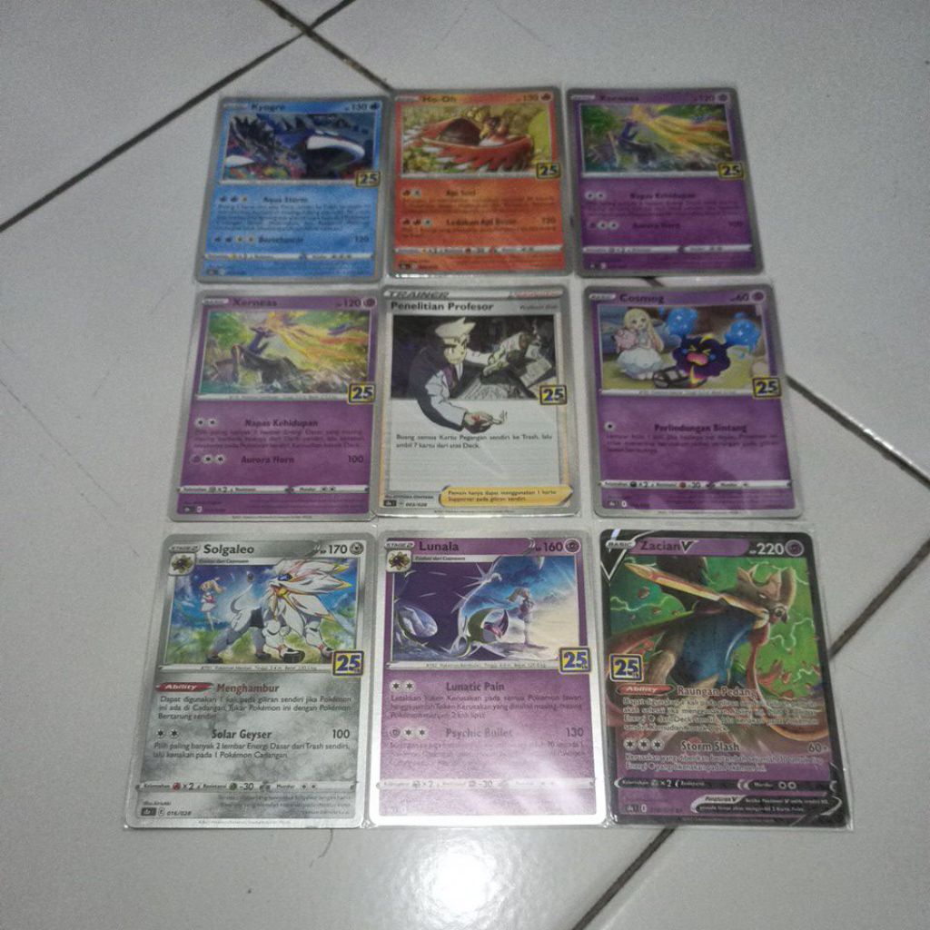 Kartu Pokemon TCG 25 th Anniversary