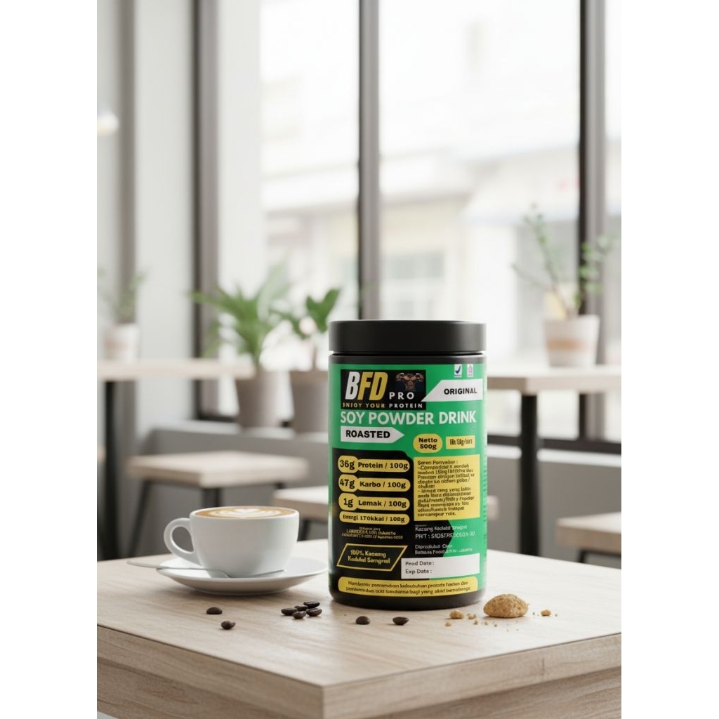 Susu Protein Kedelai 500g/Susu Protein/Susu Kedelai/Protein Kedelai/Bubuk Kedelai Roasted/Bubuk Prot