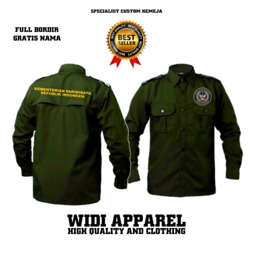 KEMEJA.TACTICAL.LENGAN.PANJANG.KEMENTRIAN.PARIWISATA.