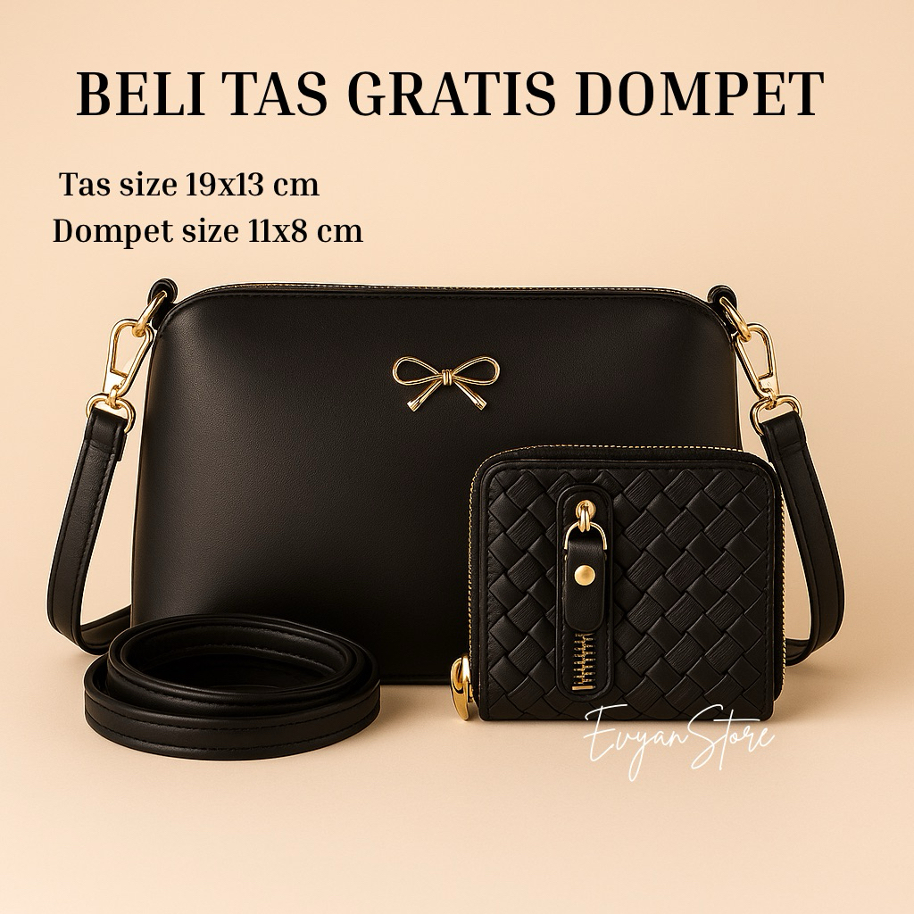 Tas Gratis Dompet Tas Wanita Murah Dompet  Wanita  Murah Tas selempang  dan Dompet  Mini