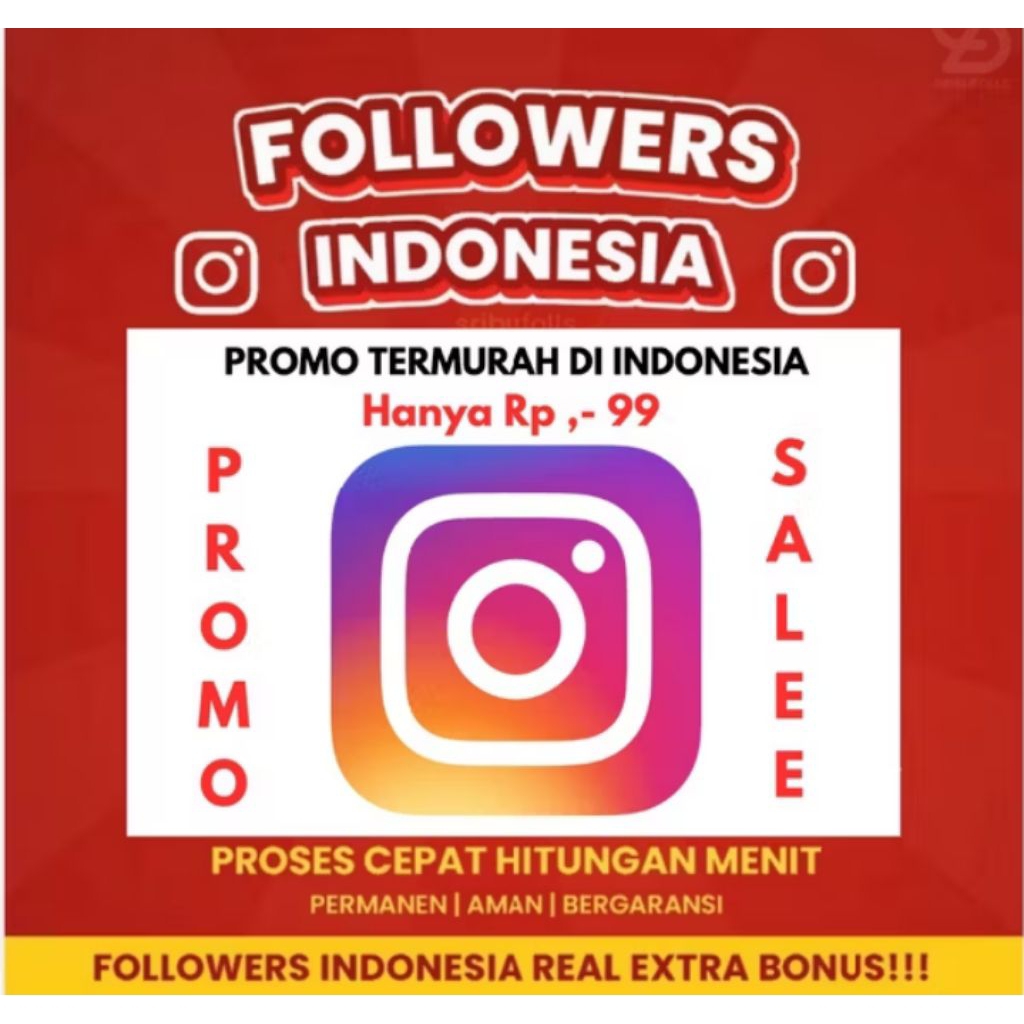PROMO 1 FOLLOWERS INSTAGRAM| HIGH QUALITY FOLLOWERS INSTAGRAM BERGARANSI