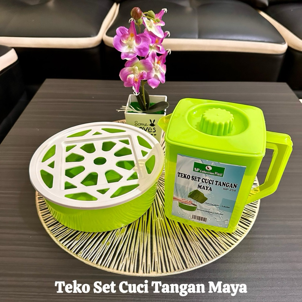 Teko set cuci tangan Maya - Teko cuci tangan plastik - Set Teko cuci tangan - Teko kobokan - Teko pl