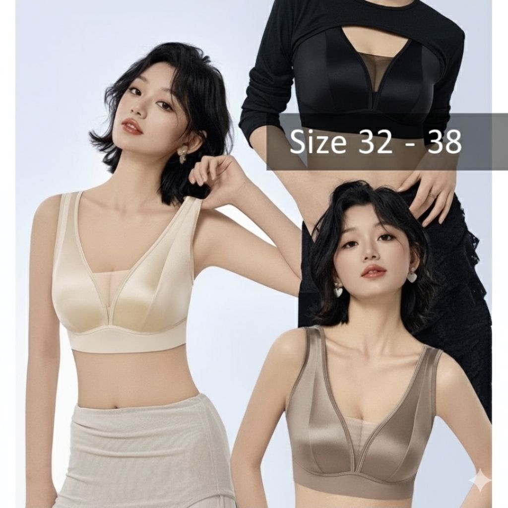 Martha Silky Bra (soft pad, full cover, Bra wanita nyaman)