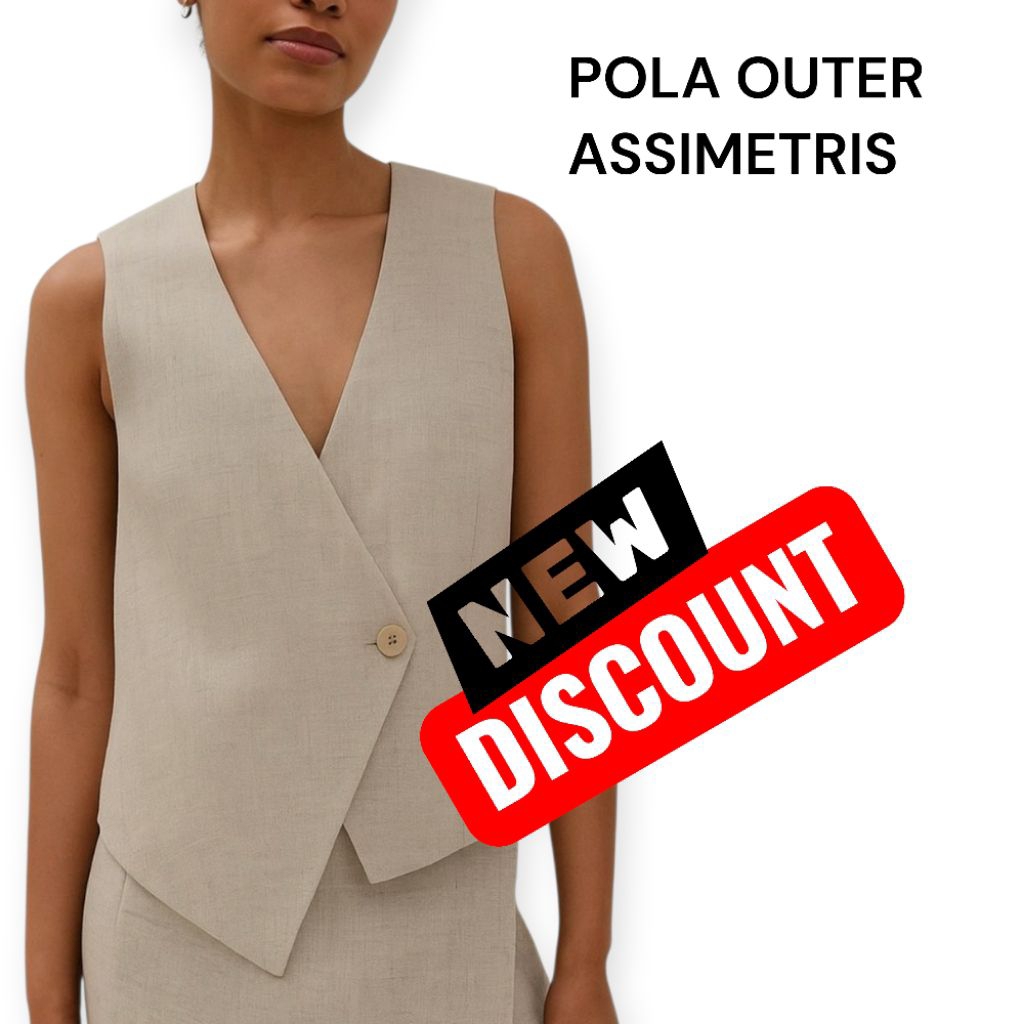 POLA OUTER ASSIMETRIS PANJANG SEBELAH