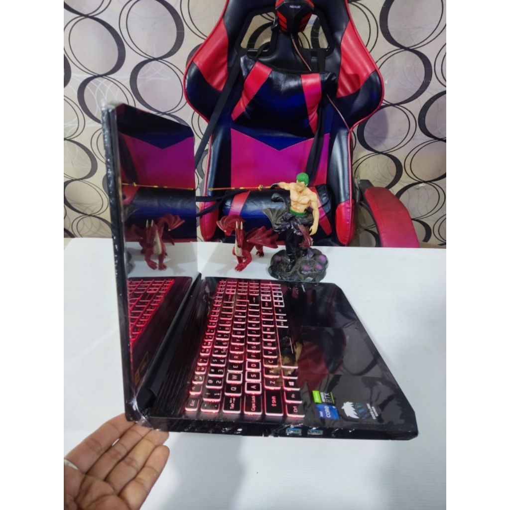 Laptop Rendering Gaming Acer Nitro 5 Core i7 Ram 16/512gb Ssd Dual Vga Nvidia RTX 3060 Siap Pakai