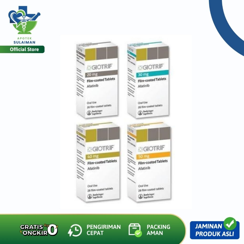 Giotrif 40 mg perlembar isi 7 tab