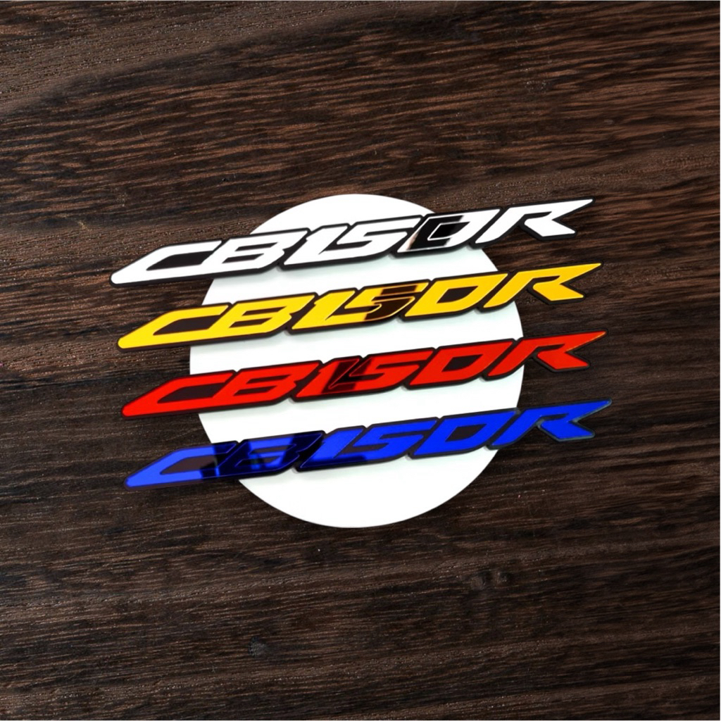 Logo emblem 3d timbul Cb 150r aksesoris cb150r