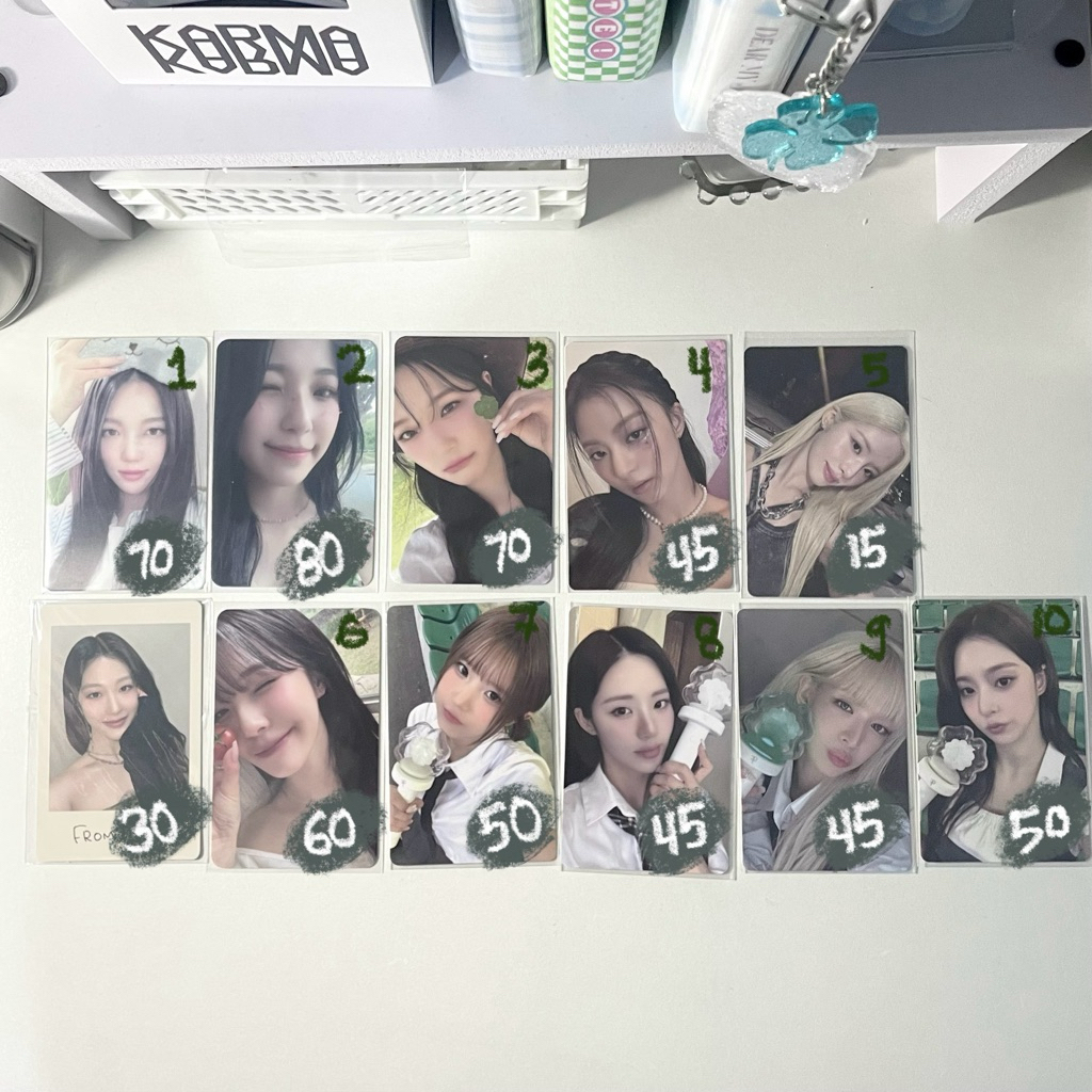 [BACA DESKRIPSI] Fromis_9 photocard sale LIGHTSTICK LS SUPERSONIC UNLOCK MY WORLD FOMB Official Phot