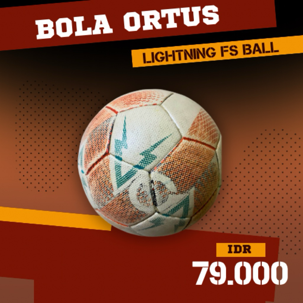 BOLA FUTSAL ORTUSEIGHT LIGHTNING FS BALL ORI|| bola futsal bekas | bola futsal murah