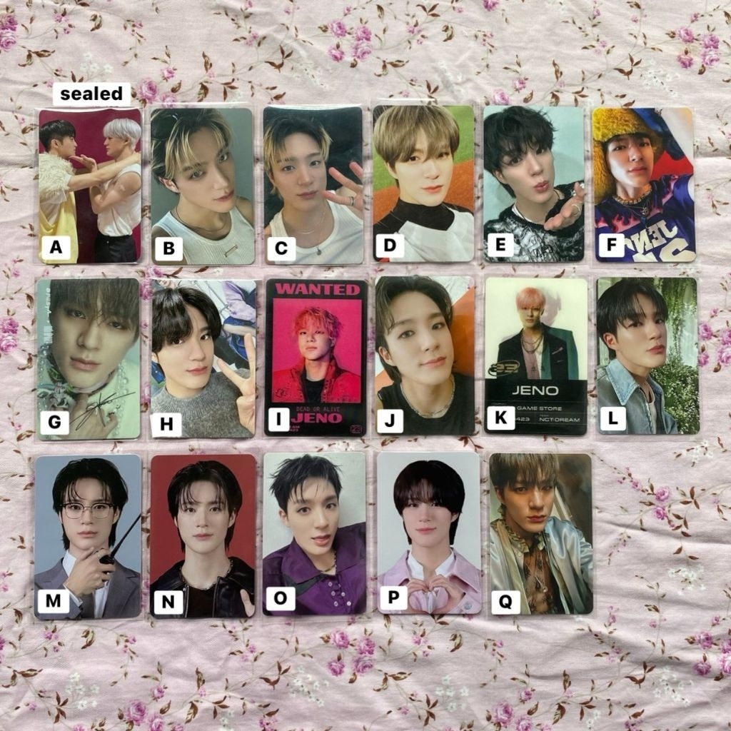 Official photocard jeno nct dream real city soundwave dreamscape mumo moonlight unit nomin glitch mo