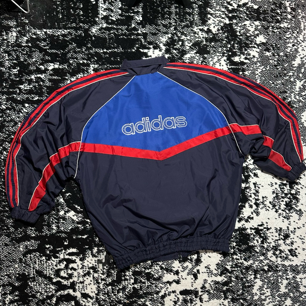 Windbreaker Adidas Colourblock 90's Vintage Colourblock