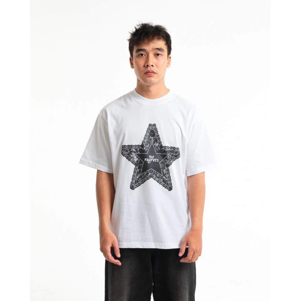 Oversized tee Chambredelavain - LACE WHITE