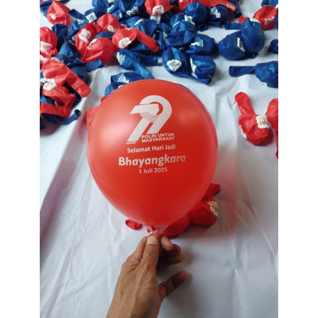 Balon Sablon Balon Printing logo custom