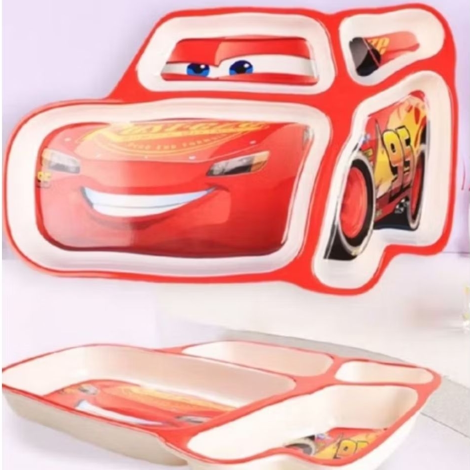 SERBA - piring melamin karakter import car cars mc quuen mcqueen champ disney