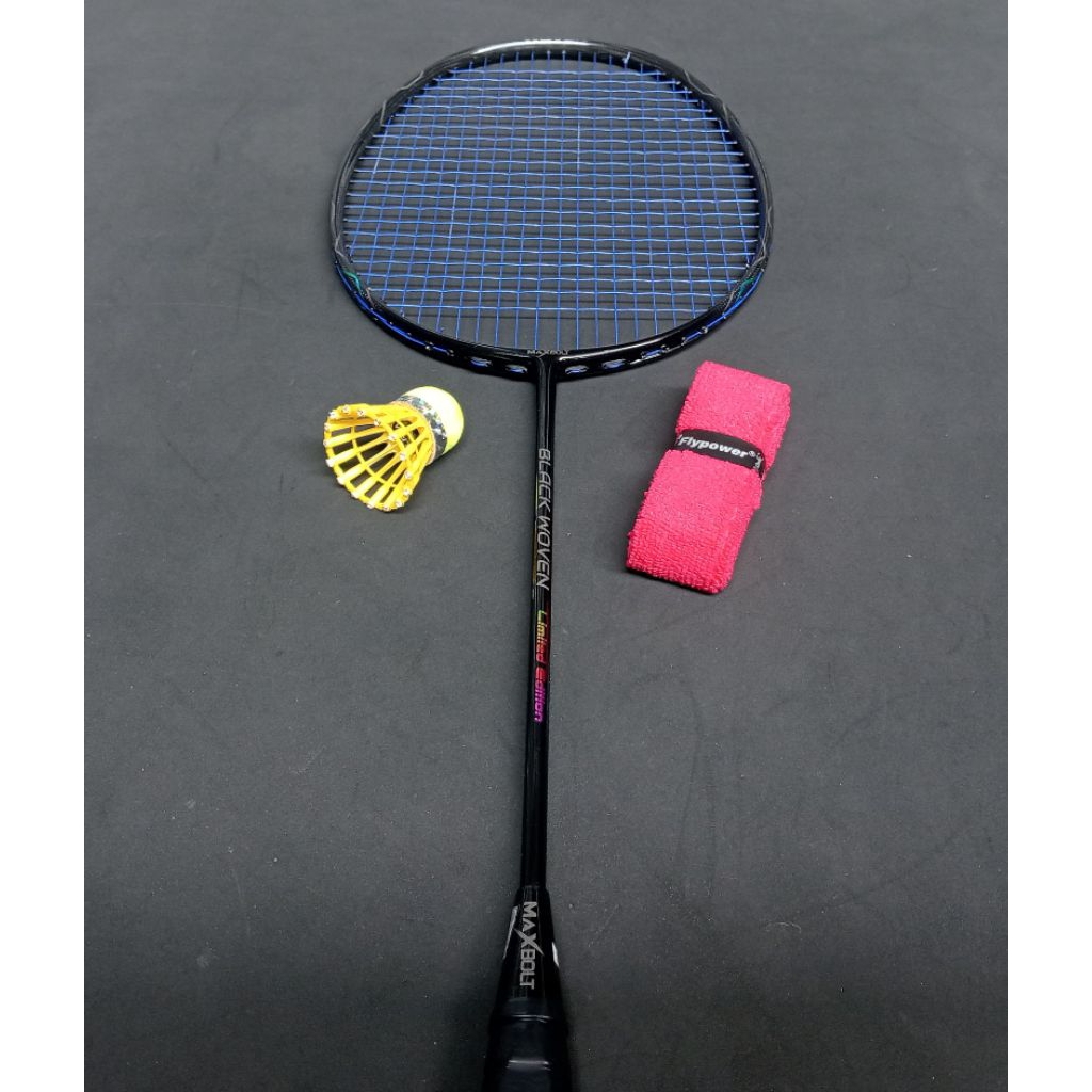 RAKET SECOND MAXBOLT BLACK WOVEN