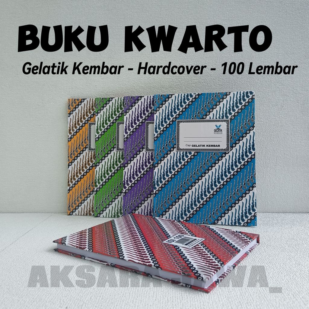 Buku Kwarto 100 Lembar Gelatik Kembar ( 1 pcs ) Buku Batik 100 Lembar Buku Batik Kwarto 100 Lembar B