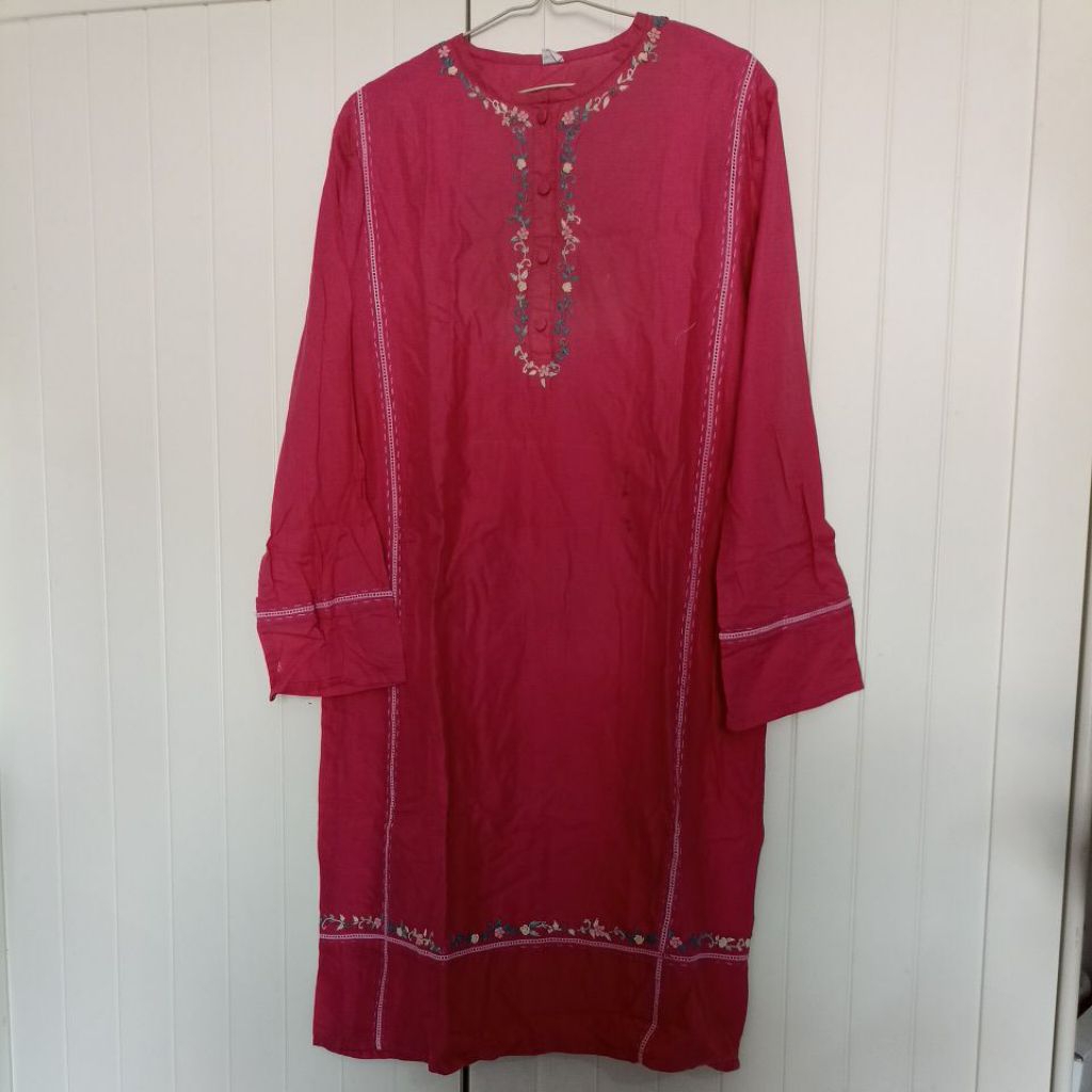 pl preloved tunik blouse wanita bordir fanta new