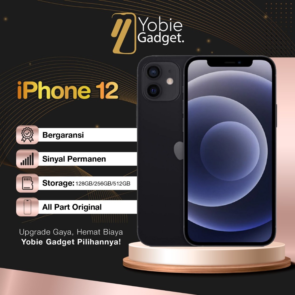 IPhone 12 64GB 128GB Second All Operator Like New Factory Unlock Permanen No Refurbish Fullset
