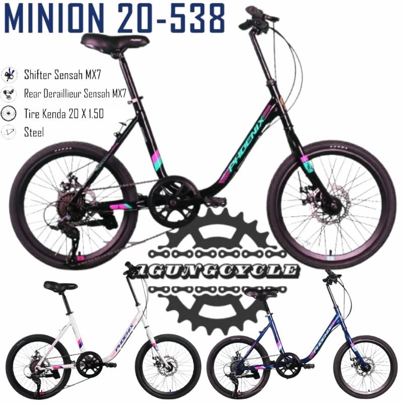 SEPEDA MINION PHOENIX 20 INCH 7 SPEED