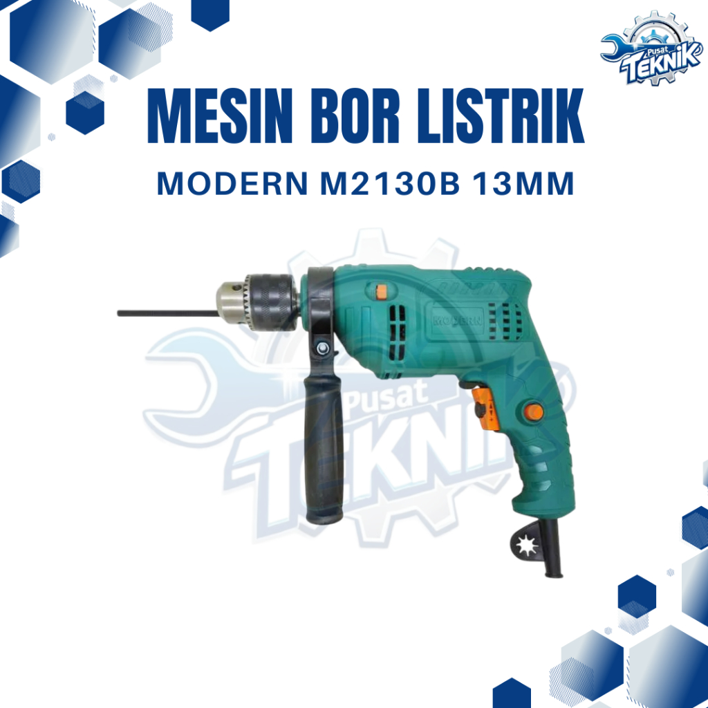 Paket Mesin Bor Listrik Modern M-2130 / Mesin Bor Tangan M2130