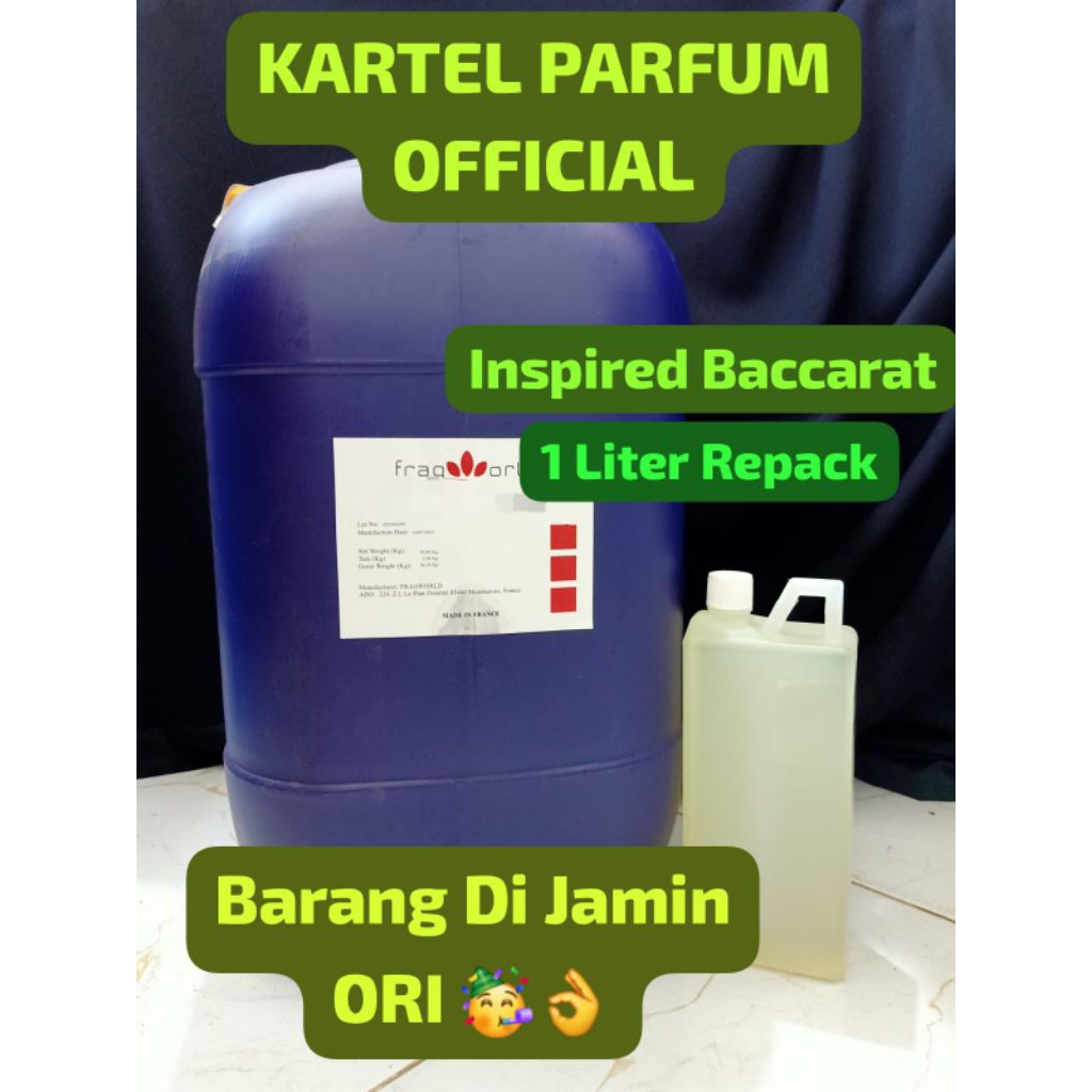BIBIT PARFUM BACCARAT | 1 LITER | REPACK FRAGWORLD